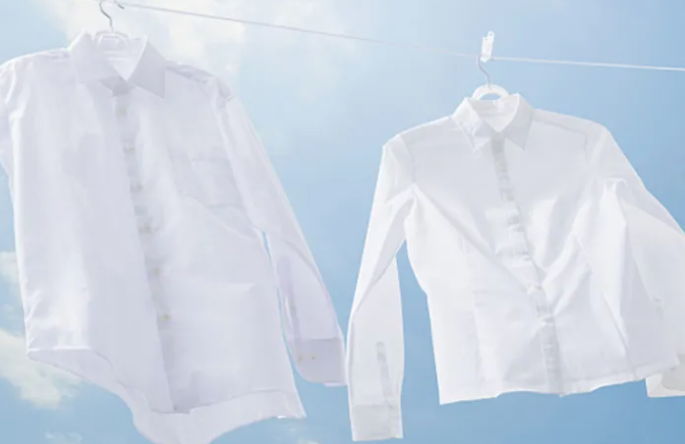 干洗店洗女性衬衣