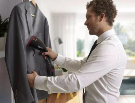 干洗店烫西装技巧